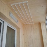 Балконный потолок с сушилкой