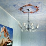 Декоративный текстурный потолок