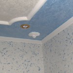 Невероятный текстурный потолок в интерьере
