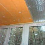 Утепление потолка на балконе пенополистиролом