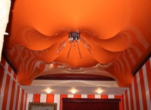Виды полотна для оформления натяжного потолка
